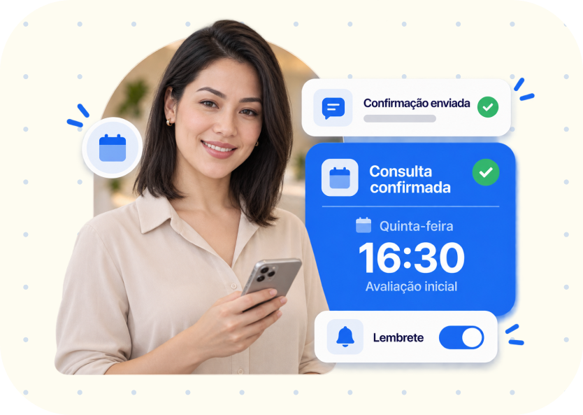 Consulta confirmada: Consulta marcada. Paciente avisado.